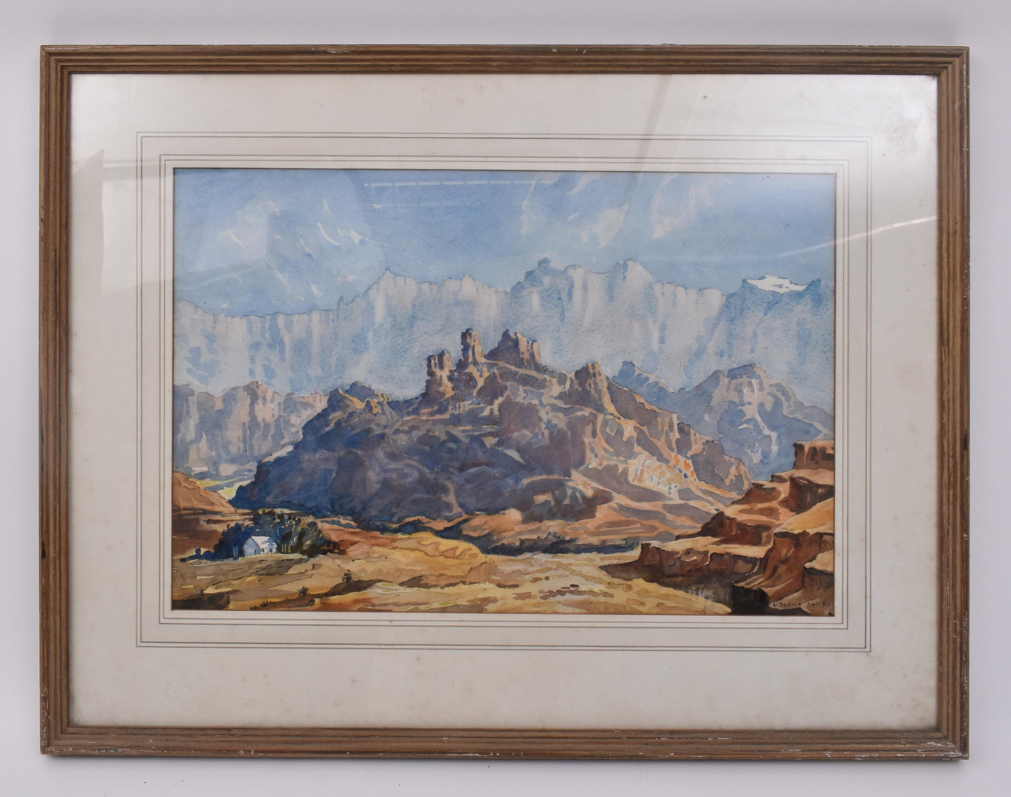 Arthur Savile Davis - South African original watercolour