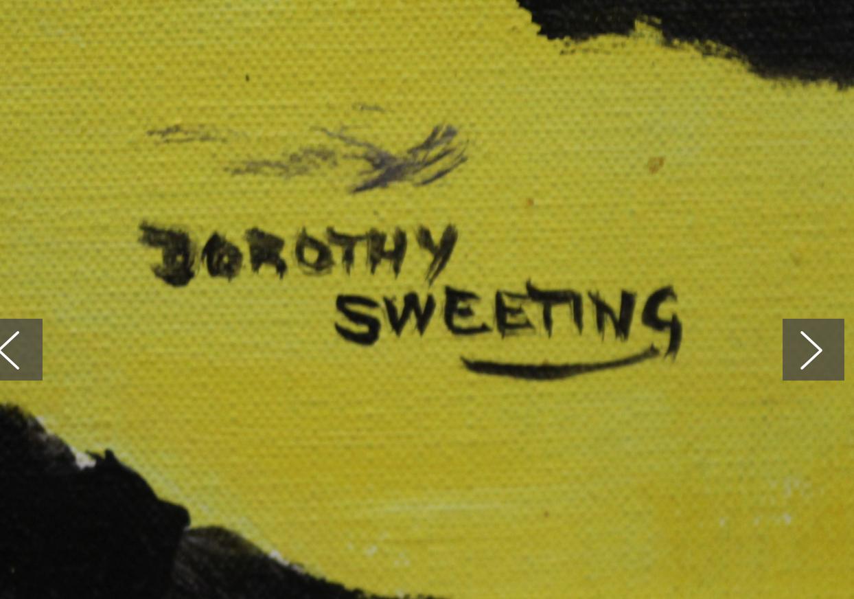 Dorothy Sweeting - 2 x paintings - Children Playing in the Street, 2000