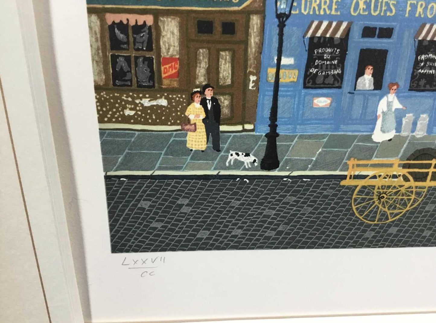 Michel Delacroix - Street Scene - Limited Edition Lithograph