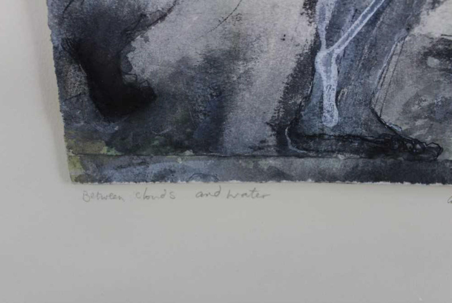 Carole Hodgson - Between Clouds and Water - Signed mixed media