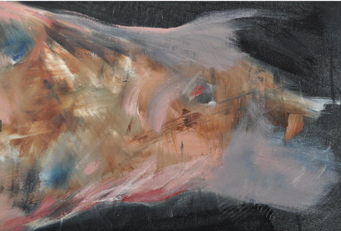 Lee Ellis - Alone In The Crowd. A contemporary oil.