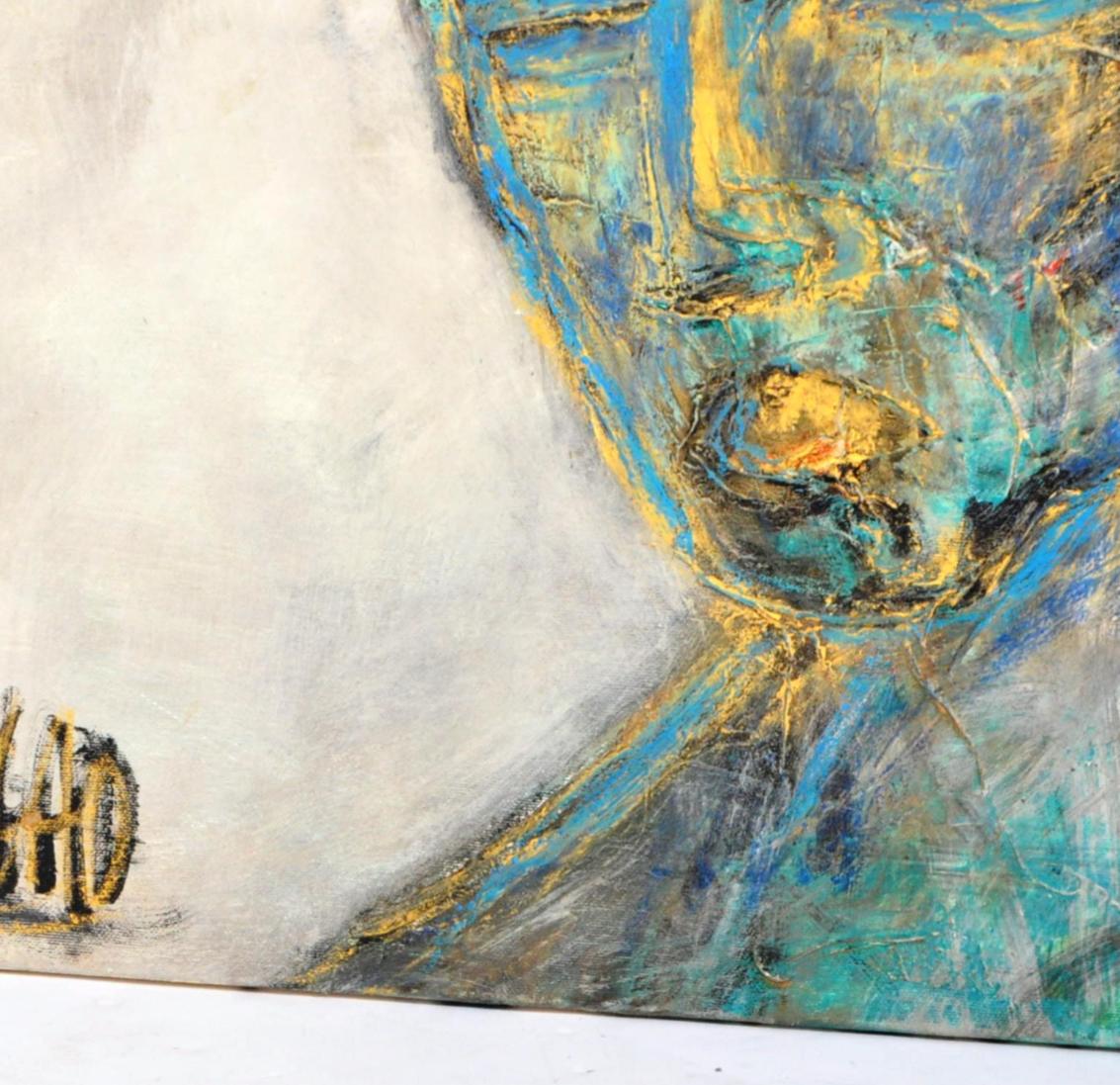 Canvas of stylized head and shoulders