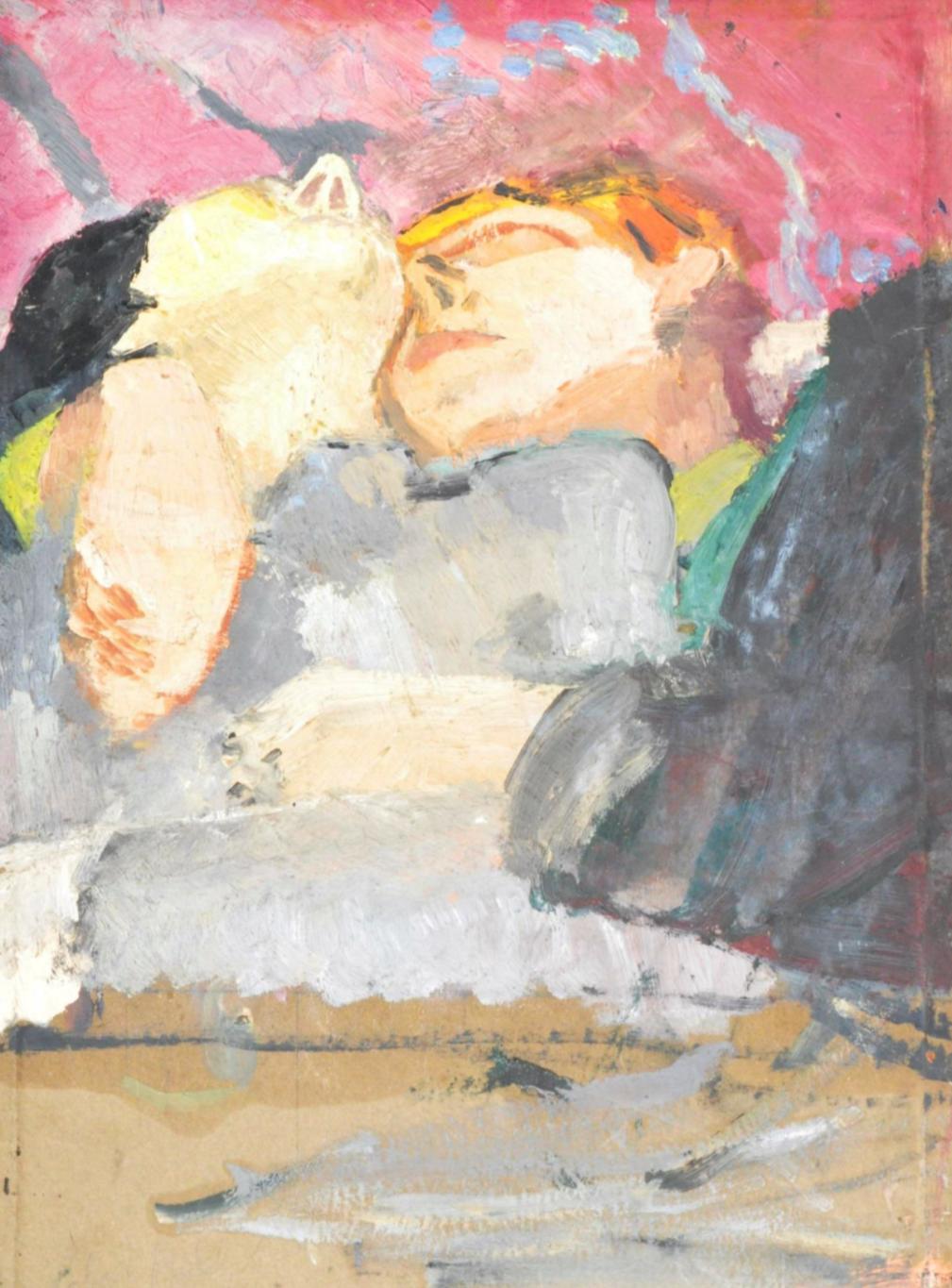 Sleeping couple