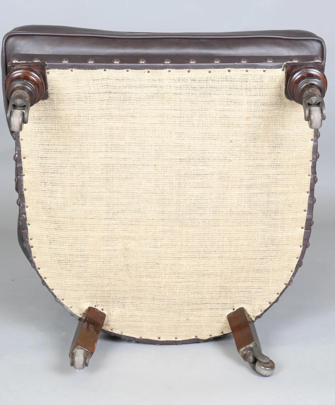 Iron frame armchair