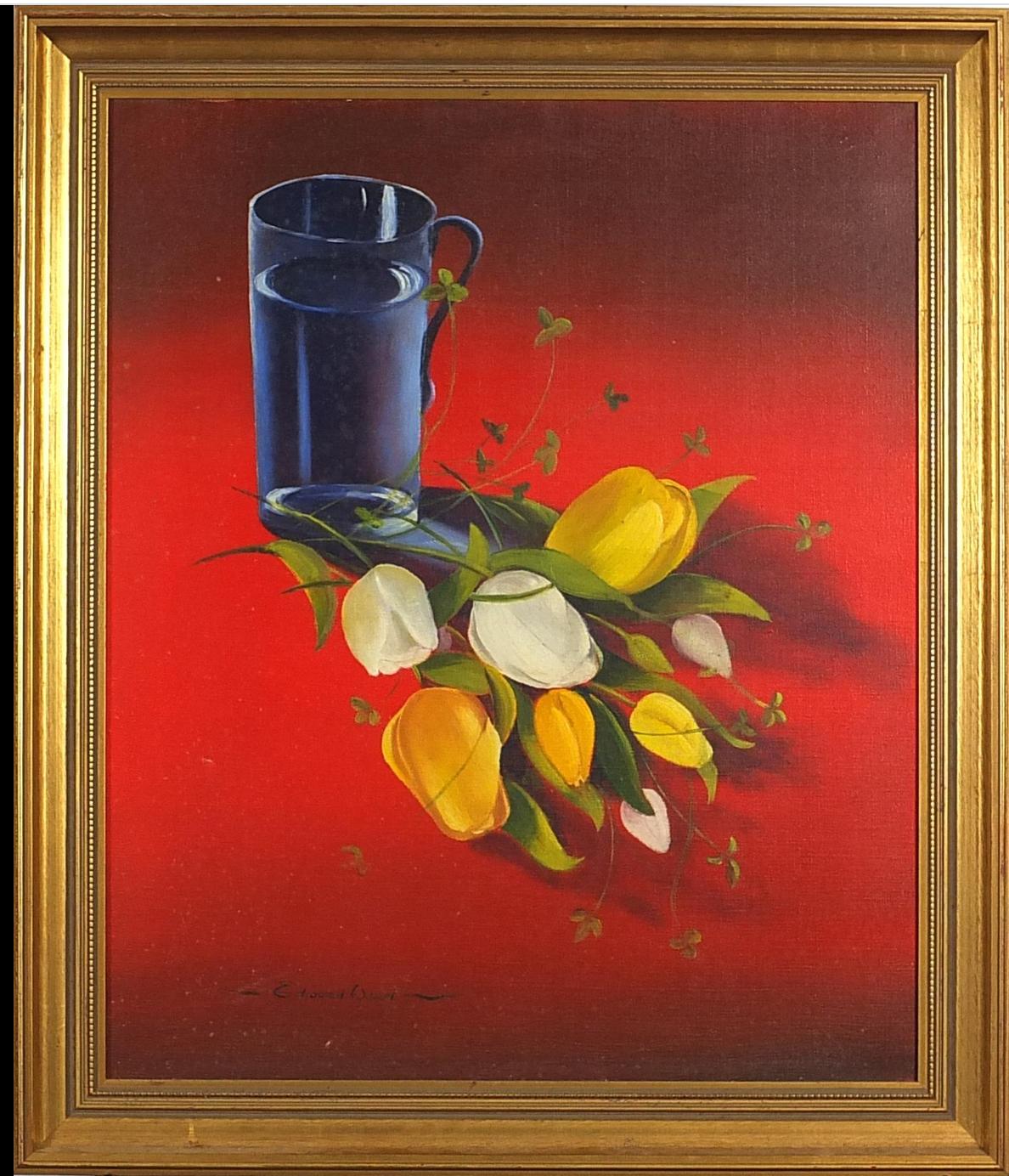 Edward Ward - Still life tulips