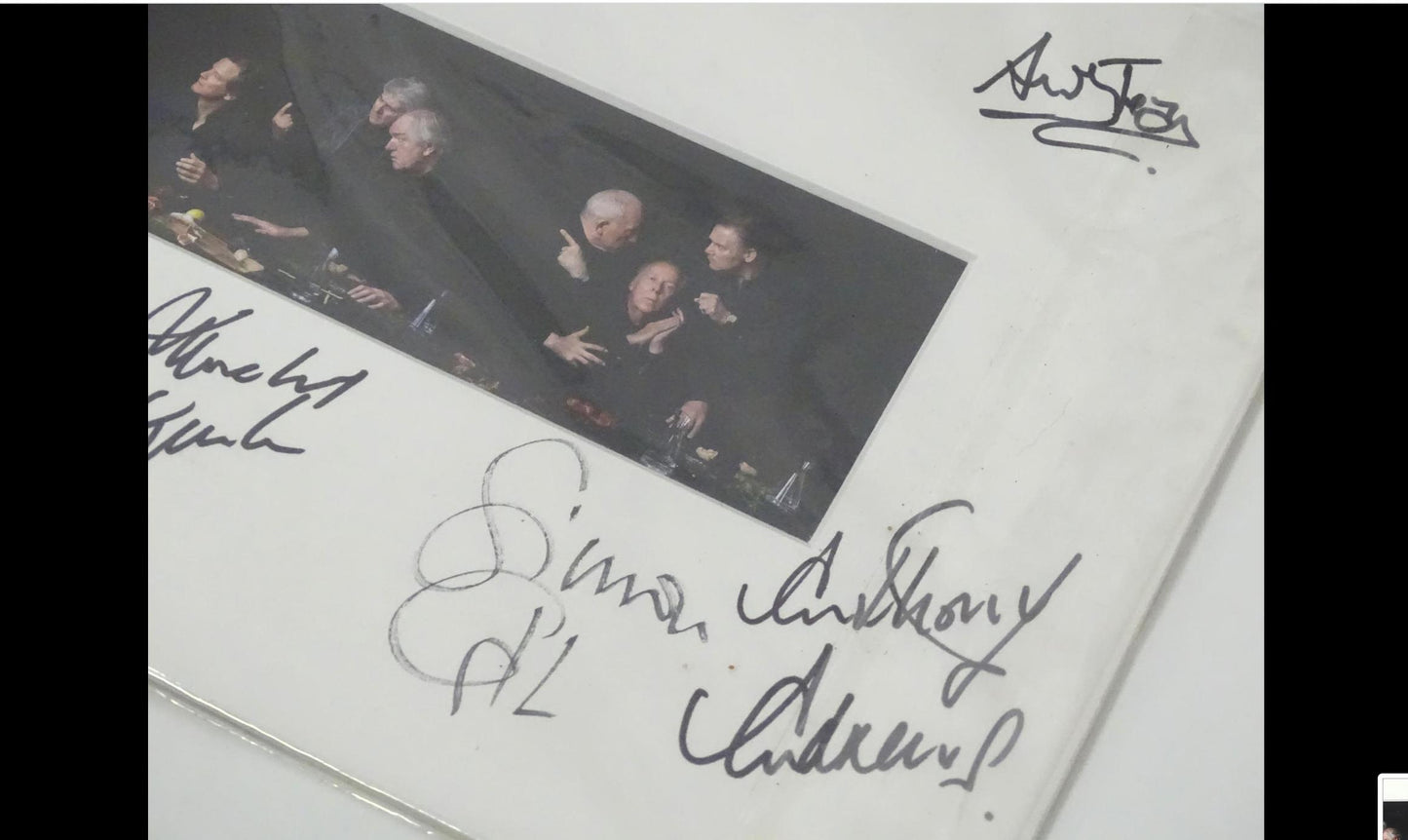 Promotional print from the play The Last Supper