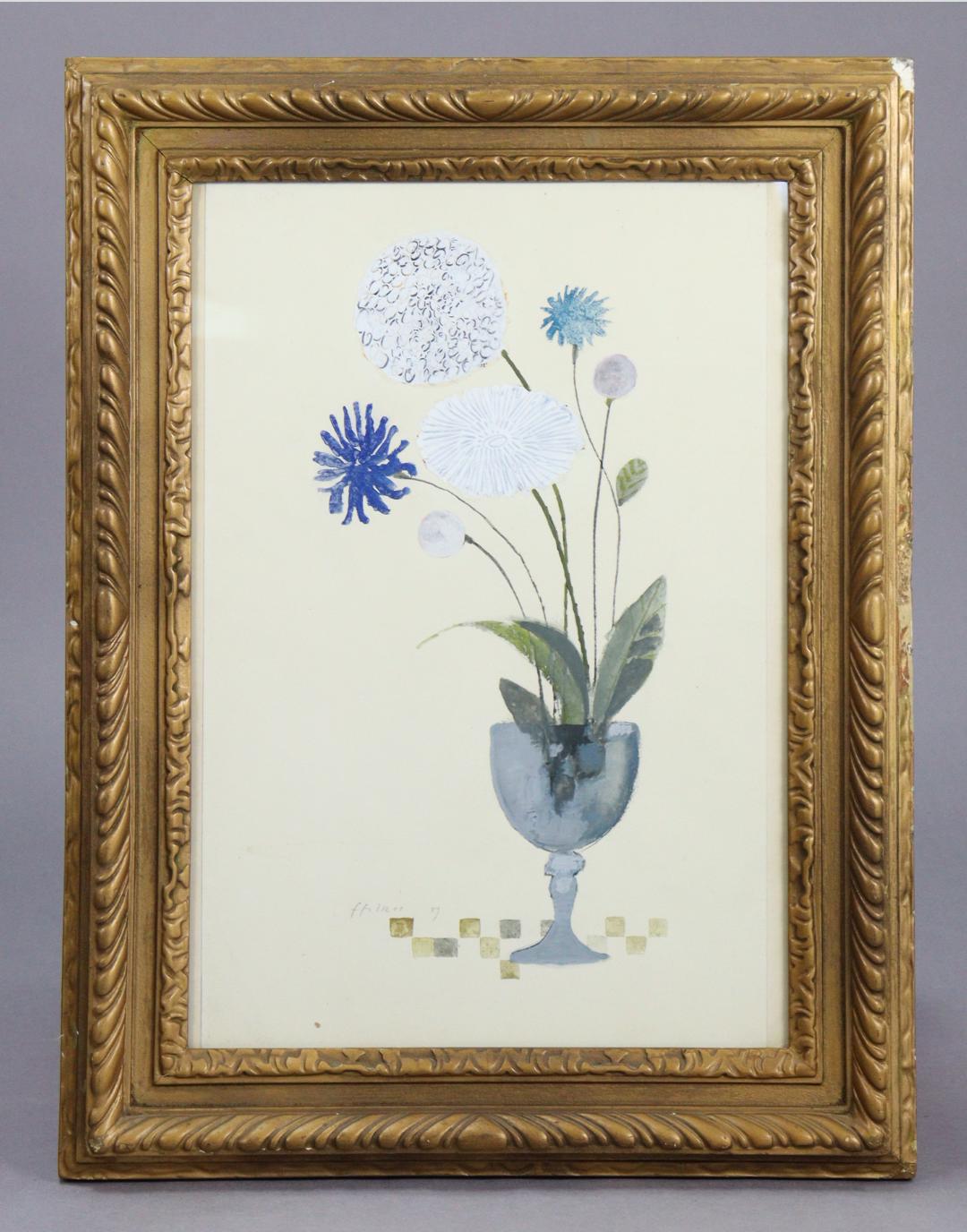 Michael Ffolkes - Still life study of flowers