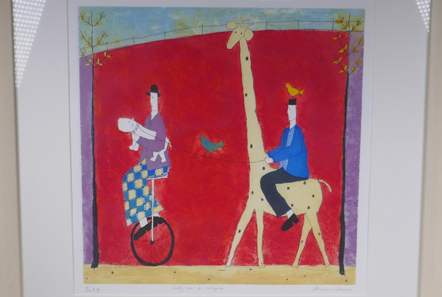 Annora Spence - Lady on a unicycle