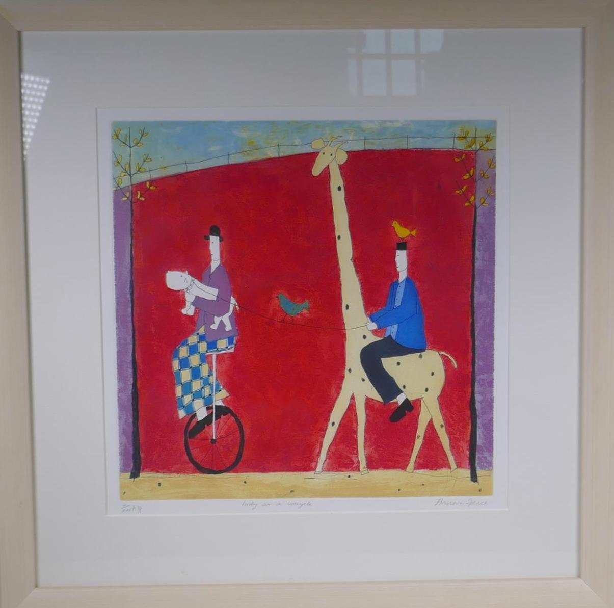 Annora Spence - Lady on a unicycle