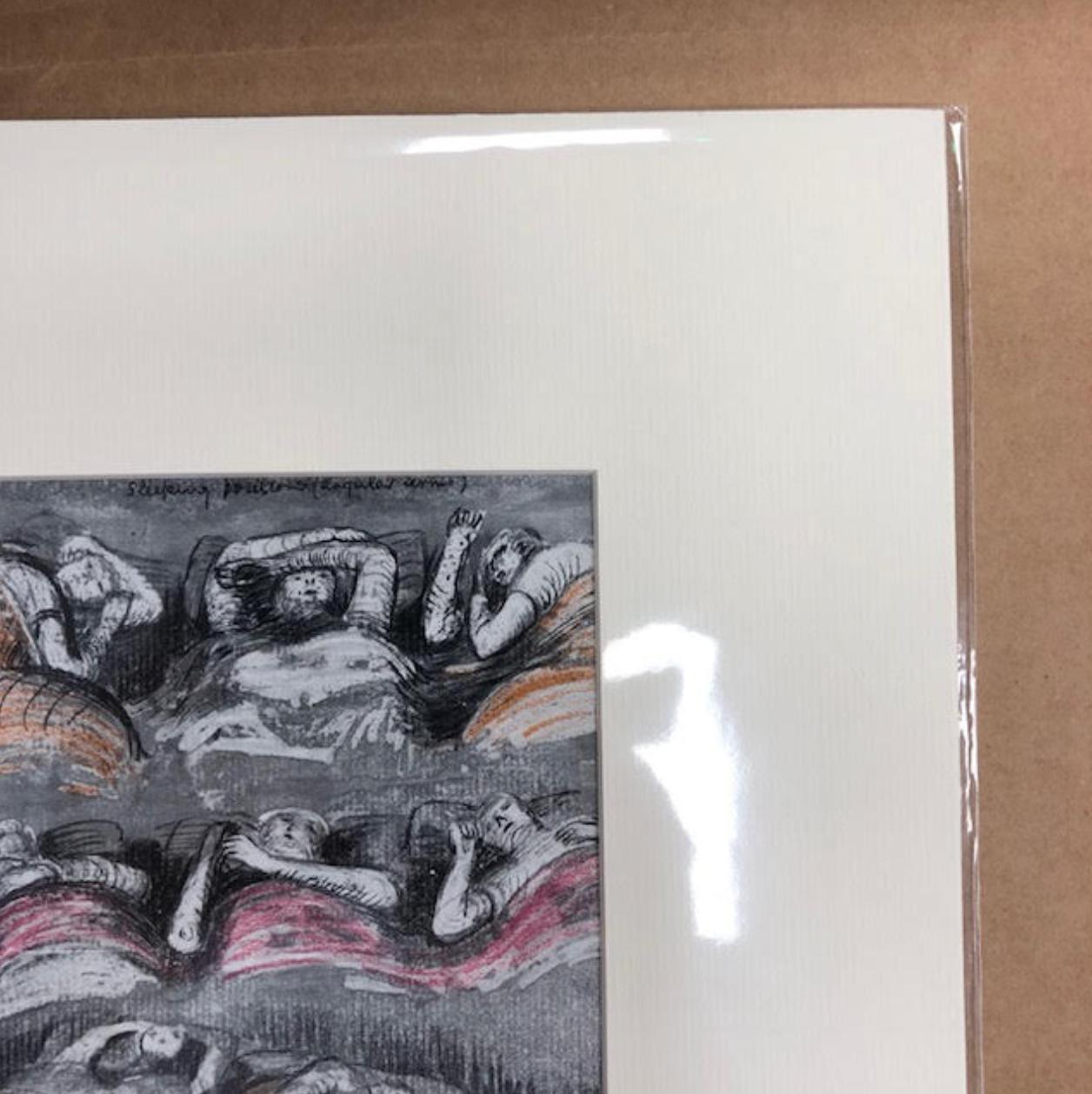 Henry Moore & Elizabeth Frink - 4 mounted prints