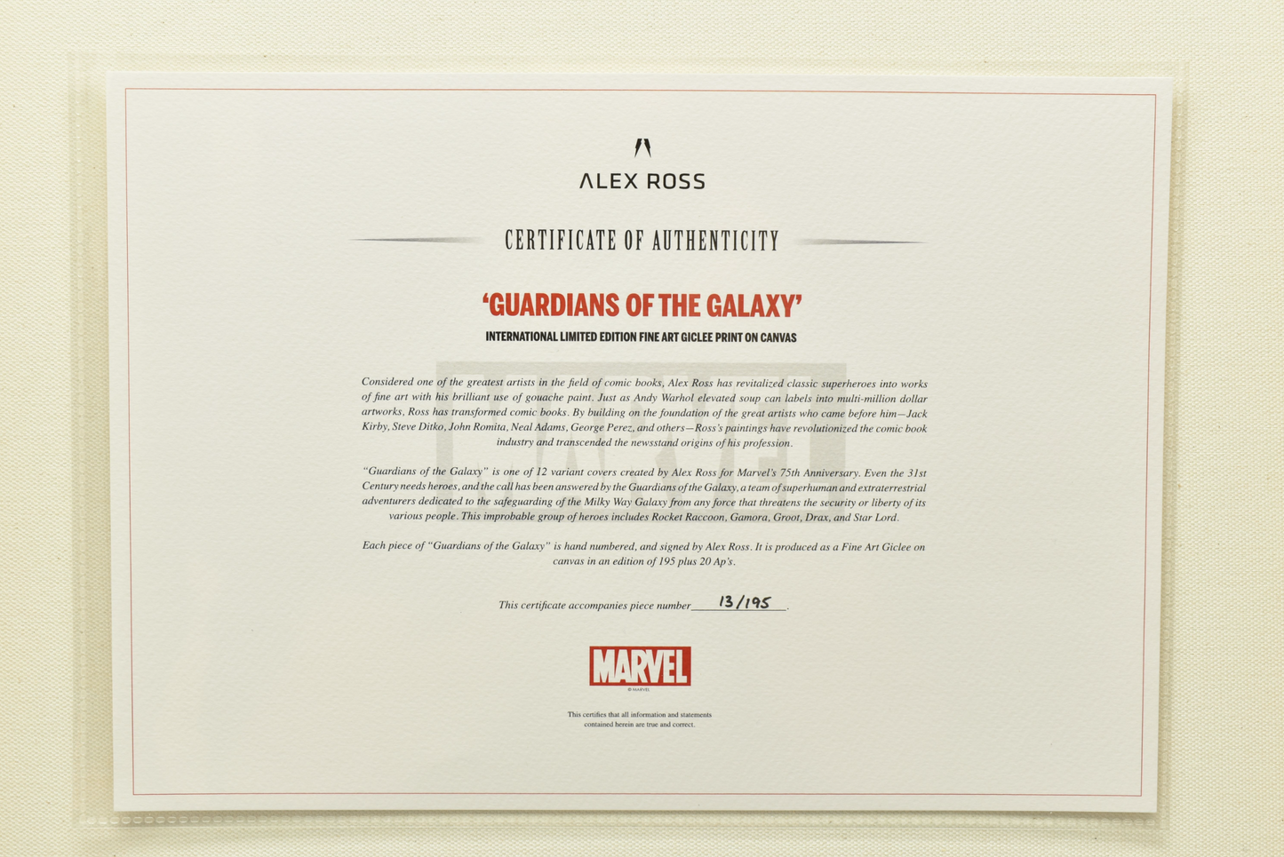 Alex Ross - Guardians of the Galaxy