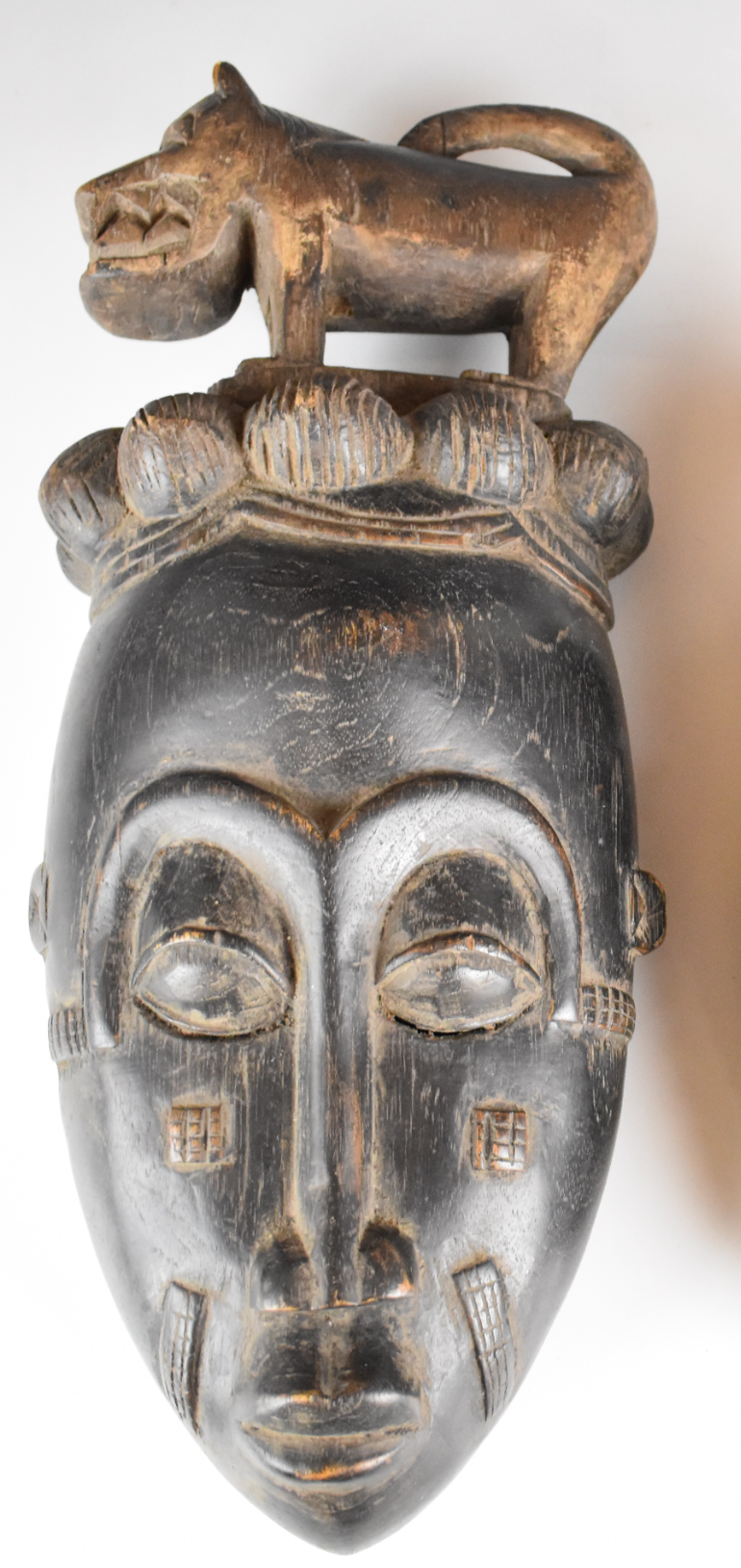 African carved tribal mask
