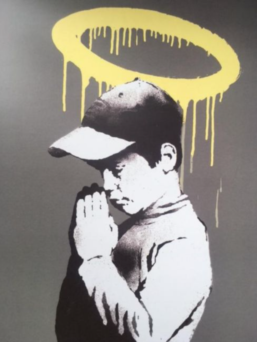 Banksy - Forgive Us Our Trespassing