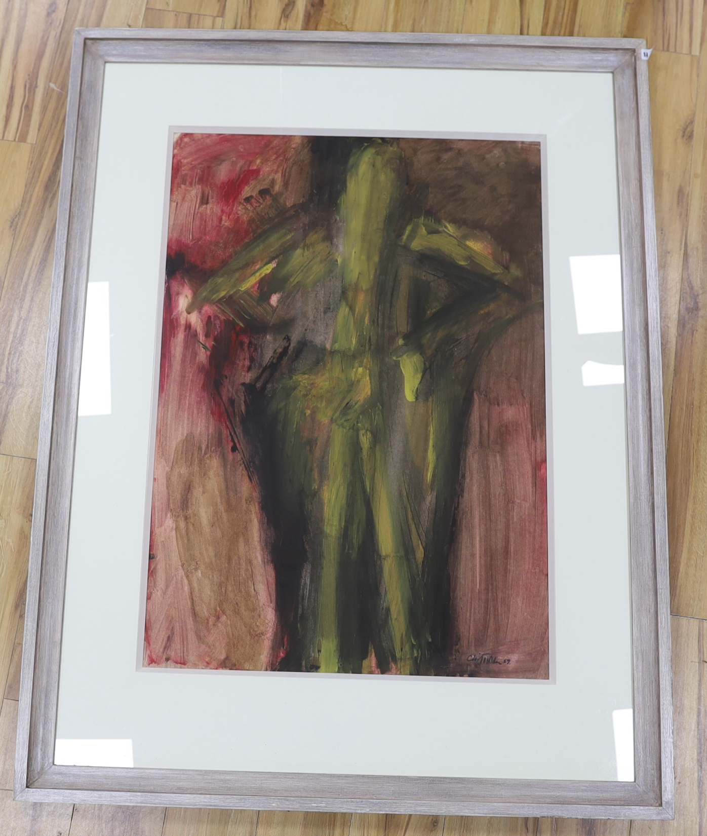 Cliff Holden - Standing female nude
