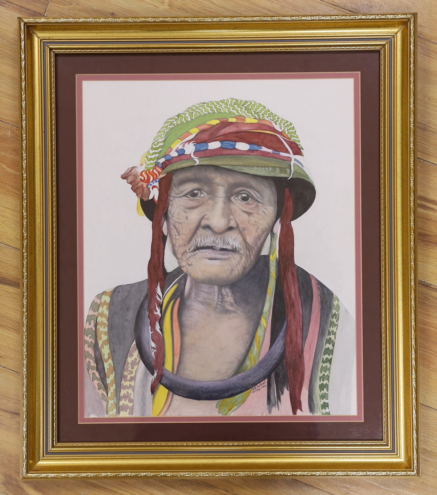W. R. Earthrowl - Portrait of a South American elder