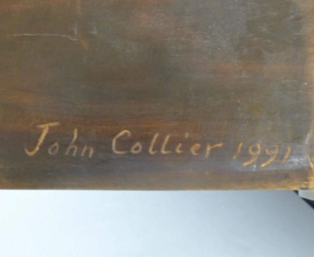 John Collier - Hand Carved Madonna & Child sculpture