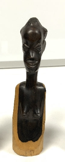 Carved wooden figure