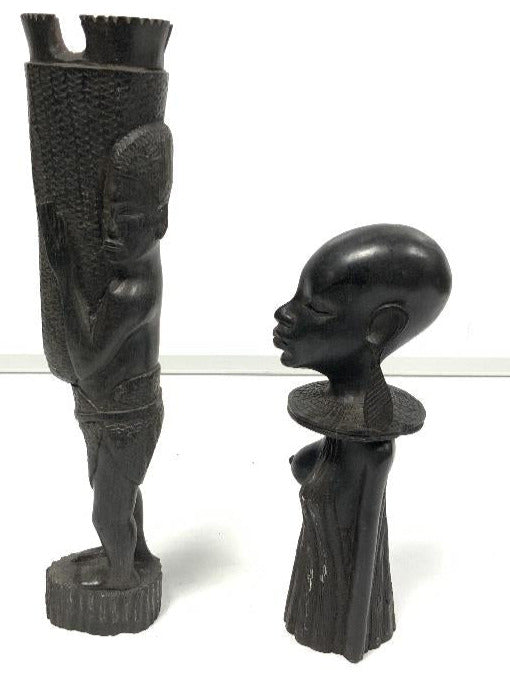 Carved wooden figure