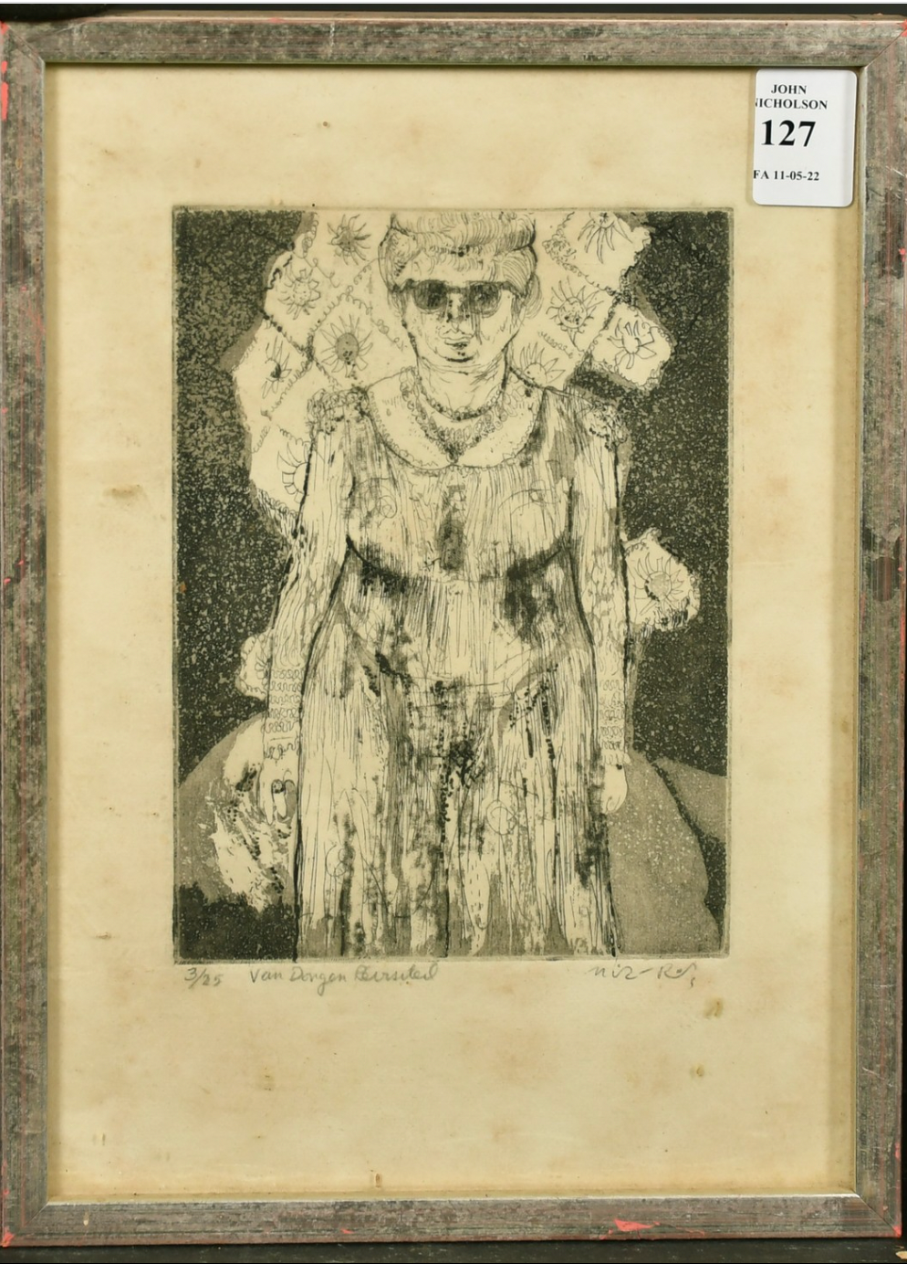 Van Dongen Revisited - A print of a woman standing