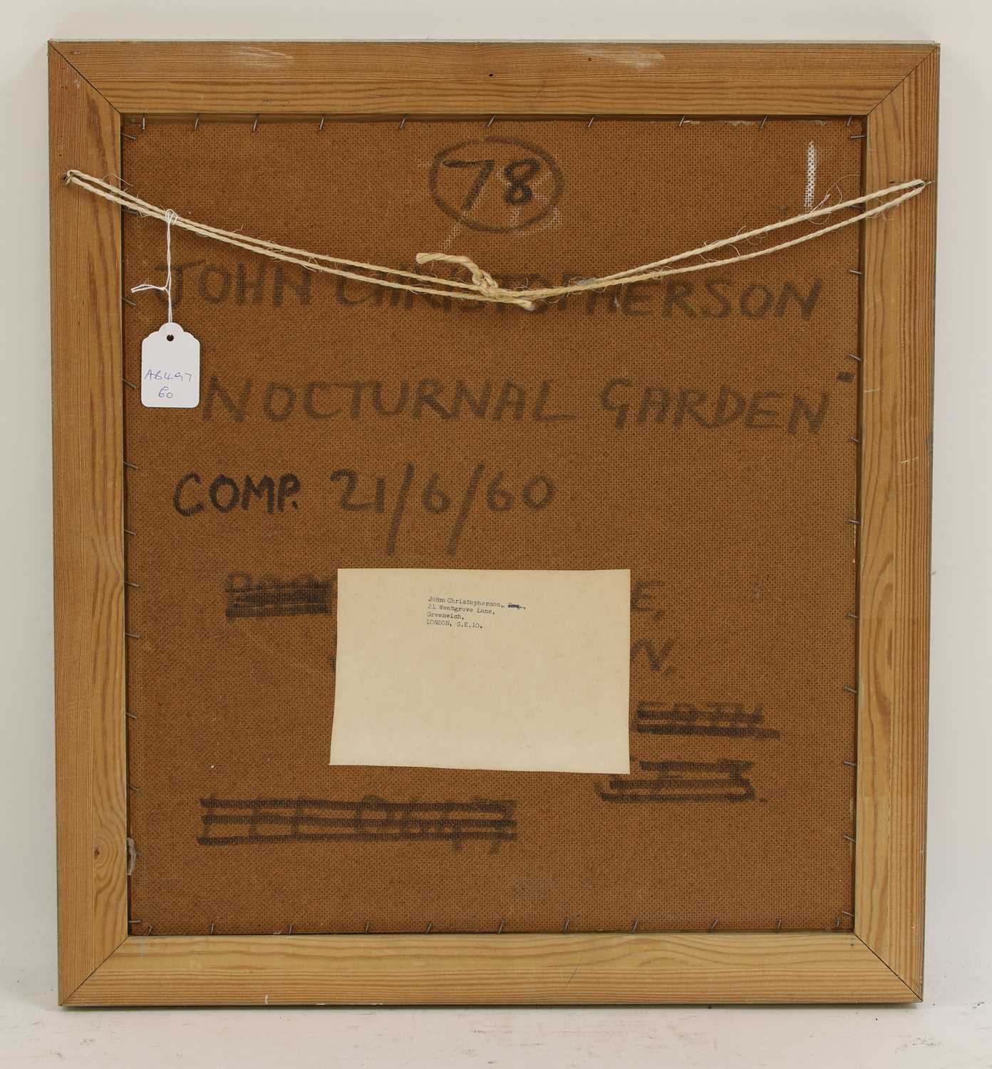 John Christopherson - Nocturnal Garden, 1960