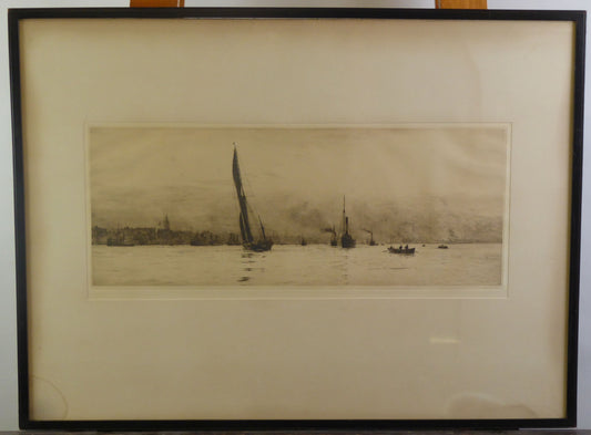 William Lionel Wyllie R A - Off Gravesend