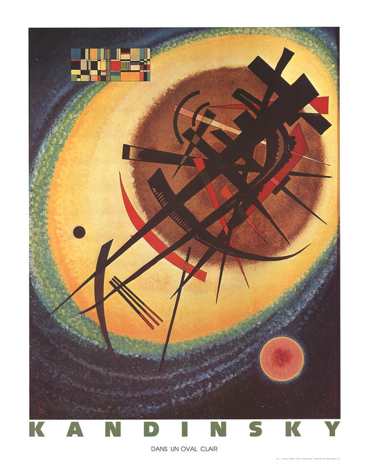 Rare Wassily Kandinsky Poster - Dans un Oval Clair (In the Bright Oval)