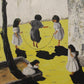 Dorothy Sweeting - 2 x paintings - Children Playing in the Street, 2000