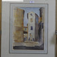 Original Watercolour - Continental Street Scene
