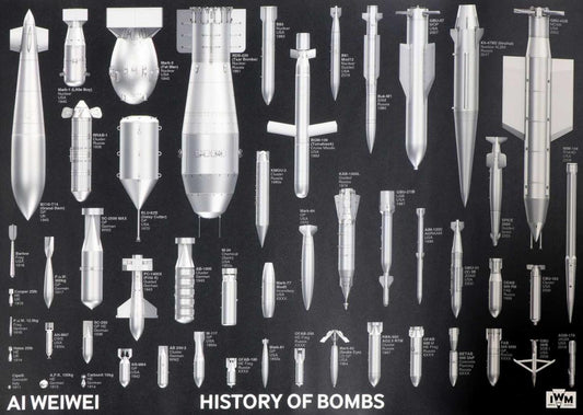 Ai WeiWei - History of Bombs - Limited edition poster