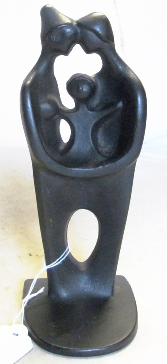 Mother, Father, Child Statue