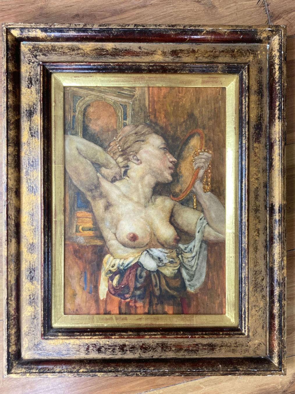 Noel Laura Nisbet - Girl admiring herself in a mirror
