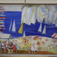 Huguette Ginet Lasnier - Study of a busy beach scene