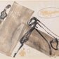 Antoni Tapies - Senza Titolo (untitled) - Rare signed artist proof