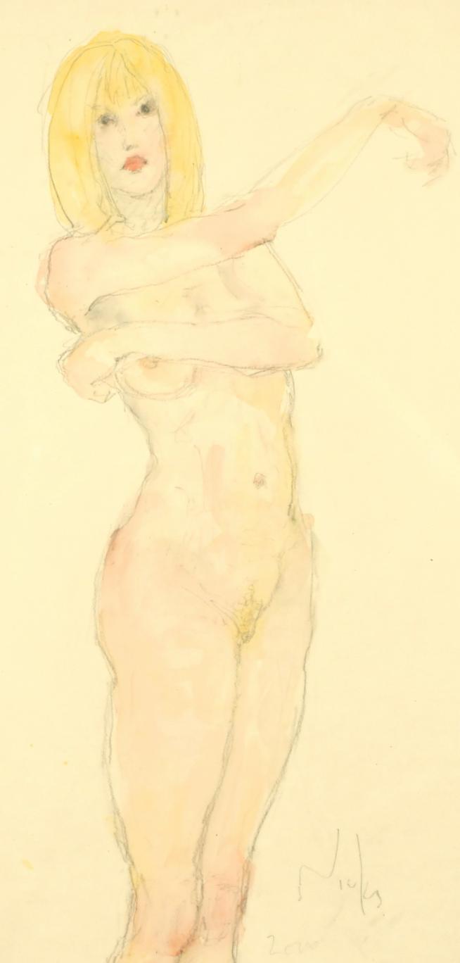 Kanwaldeep Singh Kang - Female Watercolour