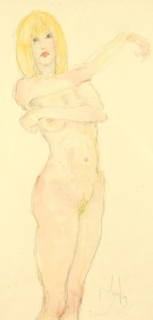 Kanwaldeep Singh Kang - Female Watercolour
