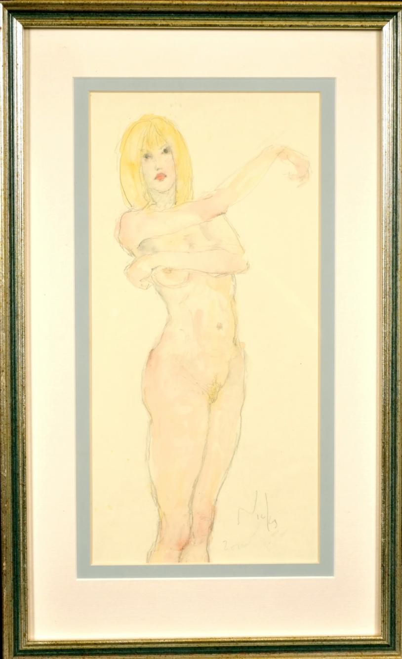 Kanwaldeep Singh Kang - Female Watercolour