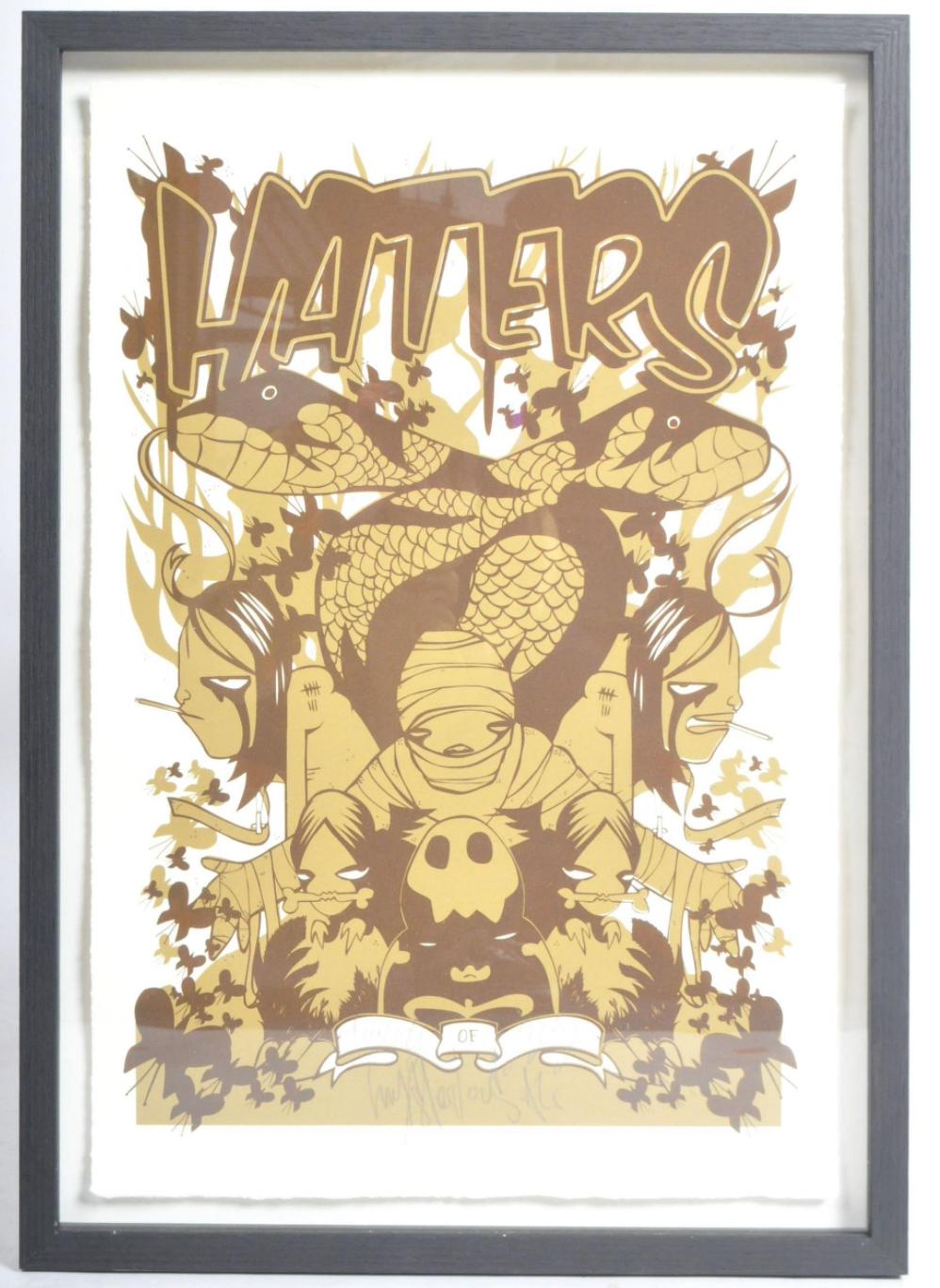 Mysterious Al - Haters. Framed Limited Edition 20/50