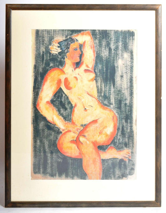 Renos Loizou - Reclining nude female - Rare artist proof