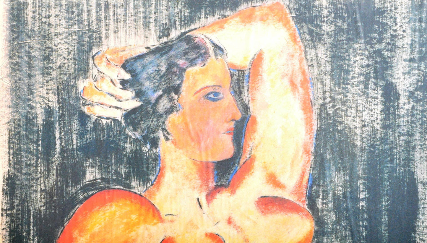 Renos Loizou - Reclining nude female - Rare artist proof