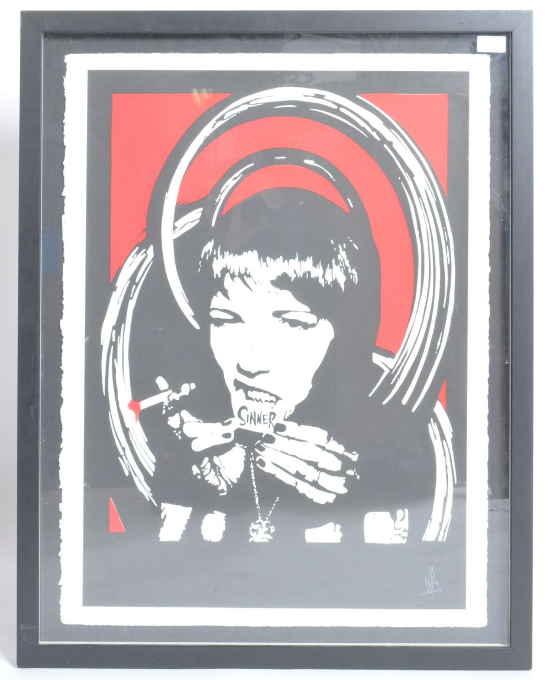Eelus - Sinner. Signed by the artist and number 105/200