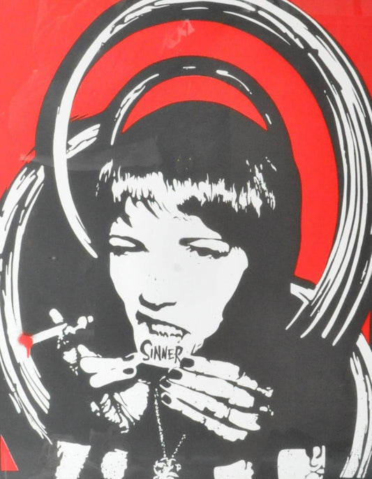 Eelus - Sinner. Signed by the artist and number 105/200