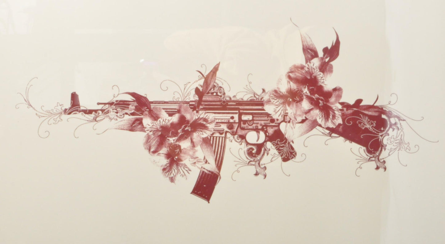 Merone - Untitled. Signed limited edition  framed print.