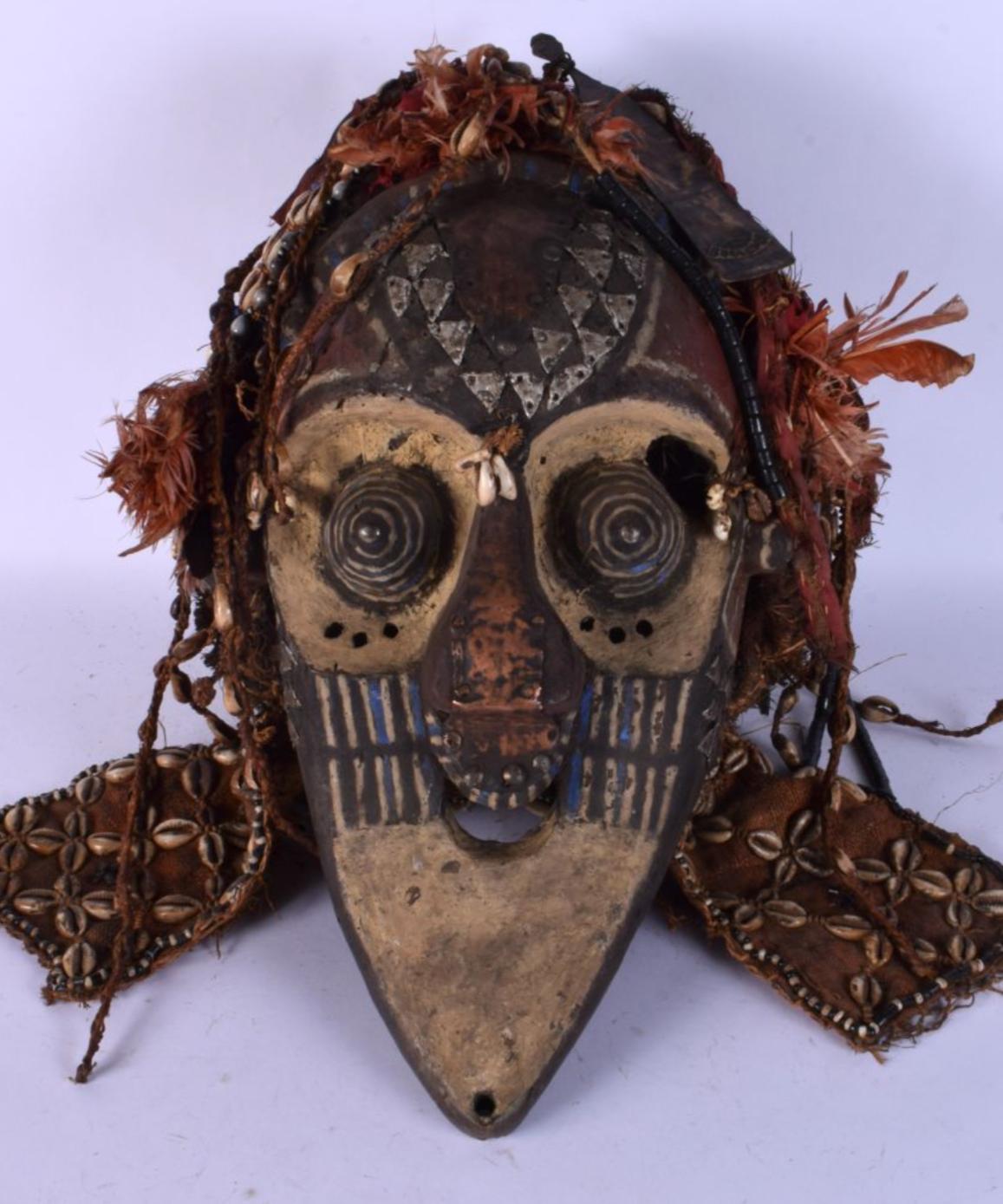An African Tribal Art Kuba Kabongo Mask