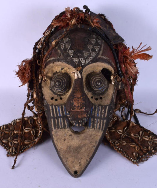 An African Tribal Art Kuba Kabongo Mask