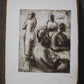 Signed engraving titled 'Sitting Out'