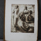 Signed engraving titled 'Sitting Out'