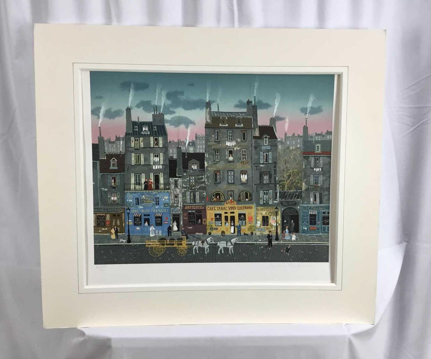Michel Delacroix - Street Scene - Limited Edition Lithograph