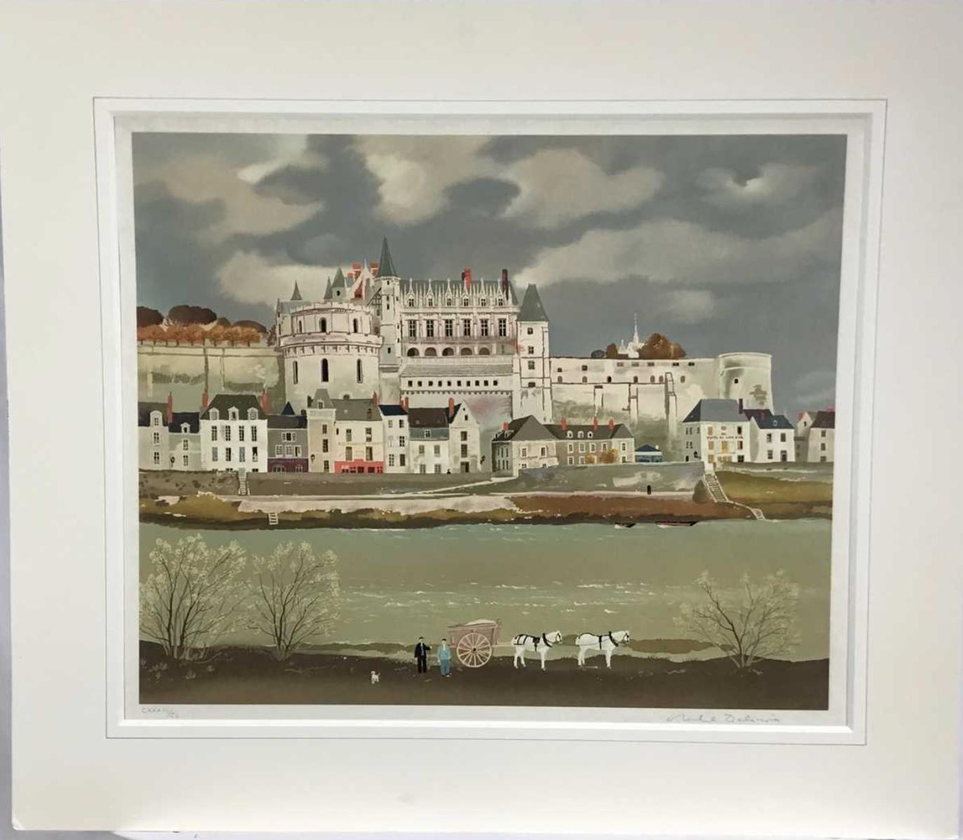 Michel Delacroix - French Chateau Scene