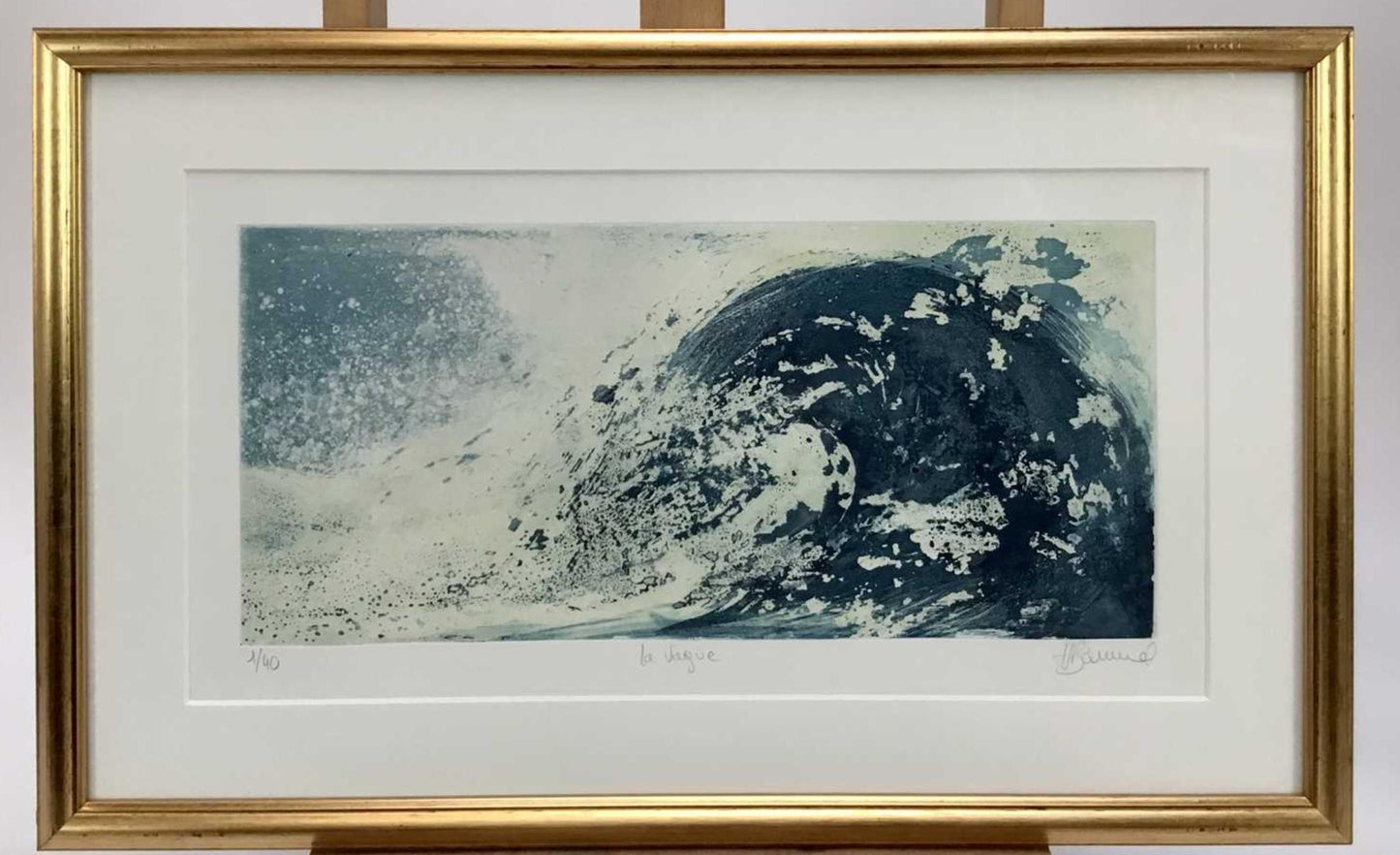 Helene Baumel - 'La Vague' - Signed limited edition aquatint