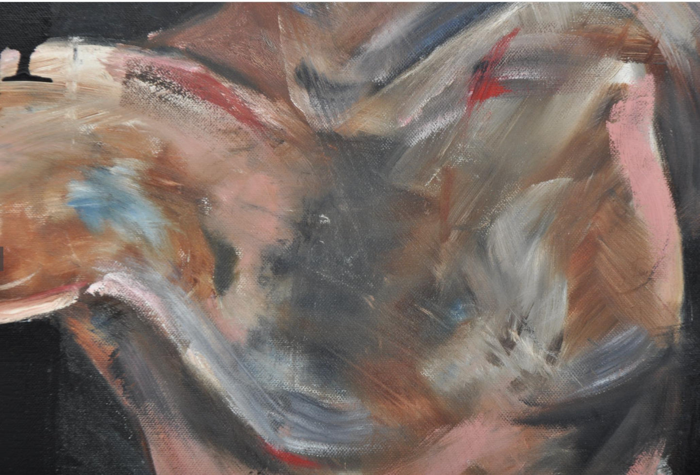 Lee Ellis - Alone In The Crowd. A contemporary oil.